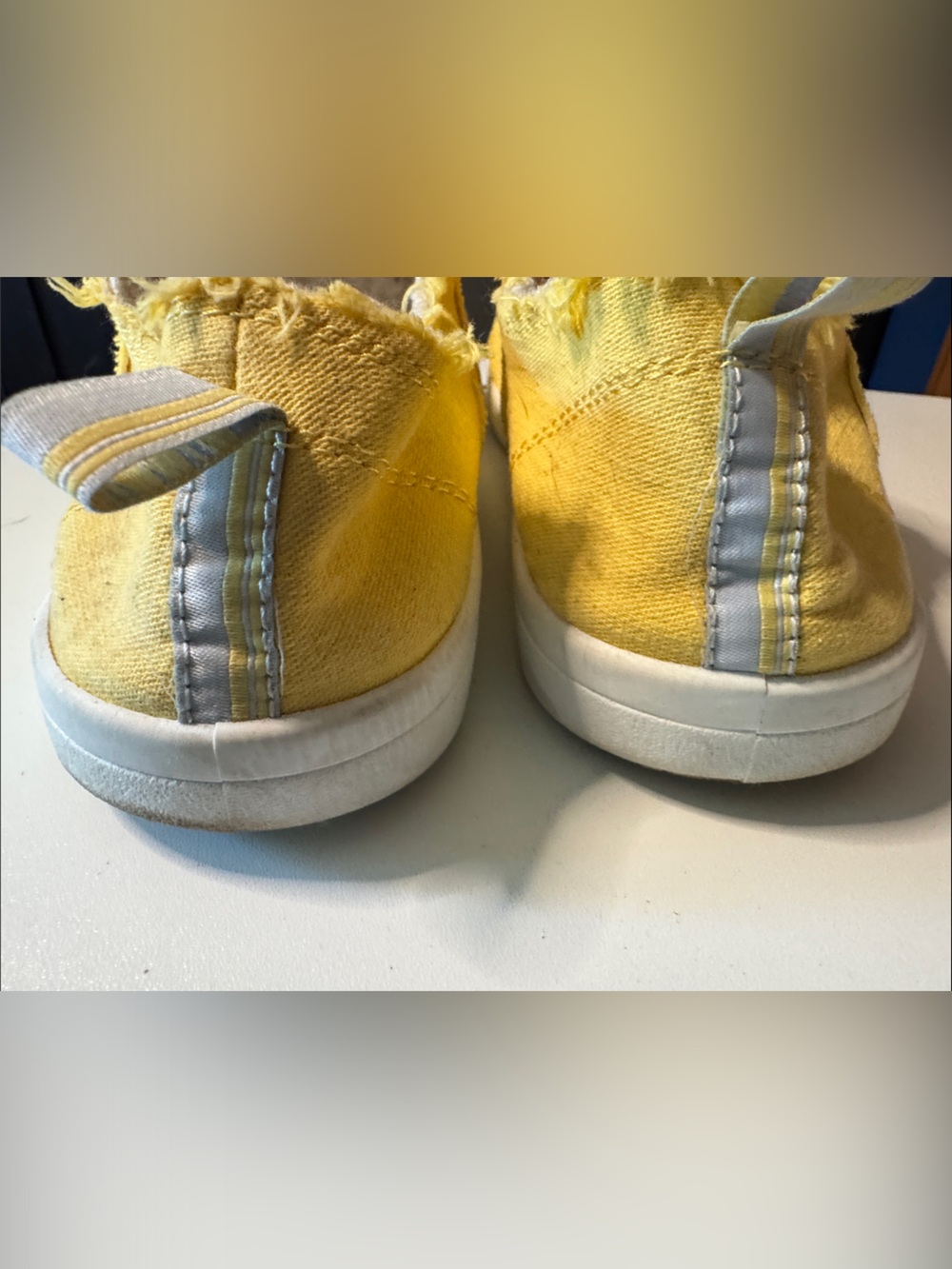 Vionic Women’s Yellow Canvas Slip-On Sneakers - Picture 2 of 8